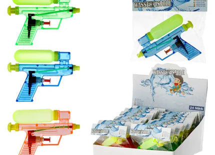 Viererpack Wasserpistolen, je ca. 15 cm – Perfekt für Teamspiele im Freien TK Gruppe® Grosshandel 