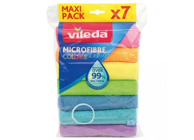 Vileda Colors XXL Allzwecktücher 7er-Set - Vielseitige Reinigungstücher für den Haushalt TK Gruppe® Grosshandel 