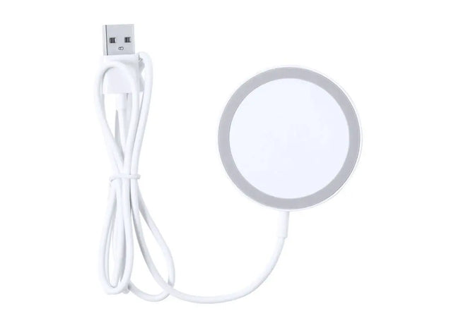 Virom Drahtloses Magnetladegerät - Weiß Leistungsstarker Wireless Charger für alle Geräte TK Gruppe® Grosshandel 