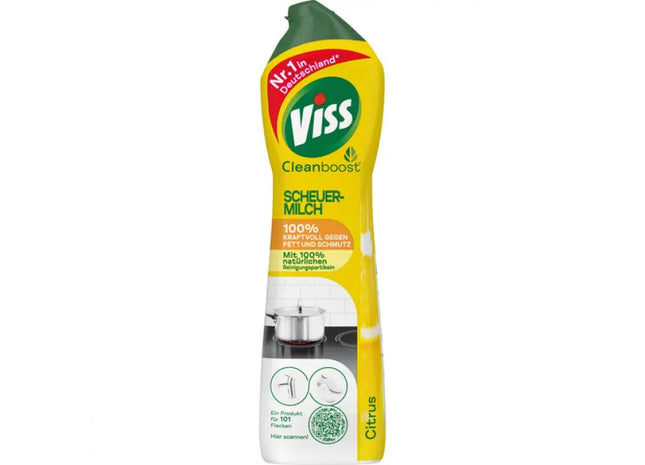 Viss Citrus Scheuermilch 500ml - Kraftvolle Reinigung mit Zitrusduft TK Gruppe® Grosshandel 