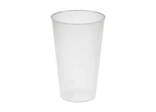Vital Trinkbecher 400ml – Transparent-Milchig für jeden Anlass TK Gruppe® Grosshandel 