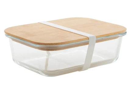 Vittata Glas-Lunchbox - Transparente, Natürliche Glas-Brotdose, Umweltfreundliche Essensbox TK Gruppe® Grosshandel 