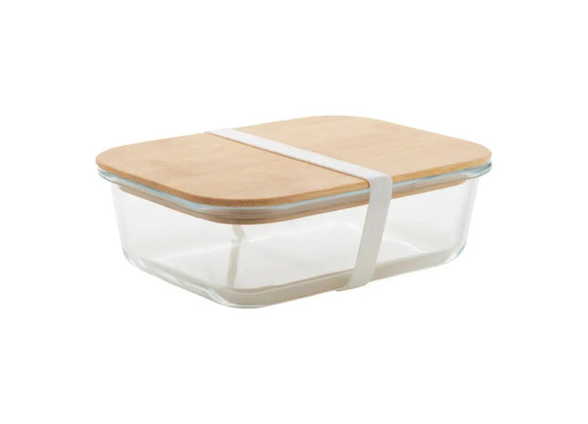 Vittata Glas-Lunchbox - Transparente, Natürliche Glas-Brotdose, Umweltfreundliche Essensbox TK Gruppe® Grosshandel 