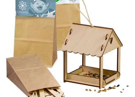 Vogelnistkasten in Tasche, Vogelhaus Portable, Nisthilfe Mobil TK Gruppe® Grosshandel 
