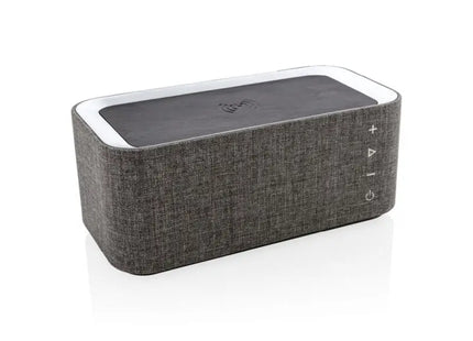 Vogue Kabelloses Ladegerät & Speaker - Grau-Schwarz TK Gruppe® Grosshandel 