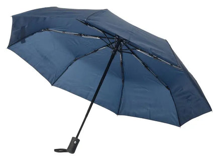 Vollautomatischer Windproof-Taschenschirm PLOPP in Marineblau - Zuverlässiger Schutz bei Wind und Regen TK Gruppe® Grosshandel 