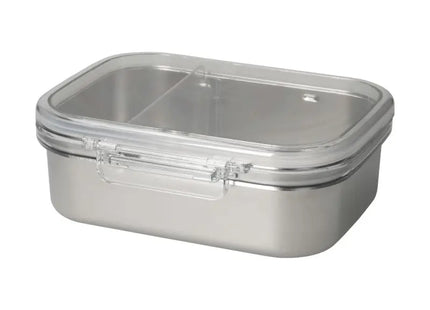 Vorratsdose Storage 1,0 l - Silber Transparent Stilvoll & Funktional Premium Aufbewahrung TK Gruppe® Grosshandel 