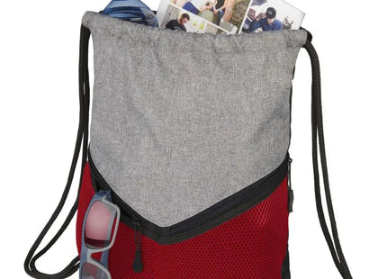 Voyager Kompakter Sportbeutel, 6L, Rot-Grau TK Gruppe® Grosshandel 
