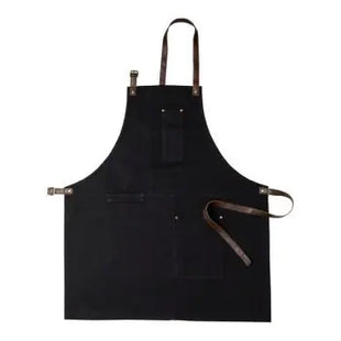 Vurcex Cotton Apron in Black and Brown – Durable and Stylish for Every Chef TK Gruppe® Grosshandel 