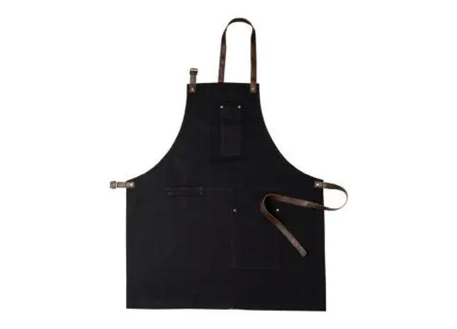 Vurcex Cotton Apron in Black and Brown – Durable and Stylish for Every Chef TK Gruppe® Grosshandel 