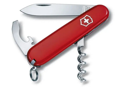 WAITER Schweizer Taschenmesser: Rot, Kompakt, Vielseitig für Alltag und Outdoor TK Gruppe® Grosshandel 