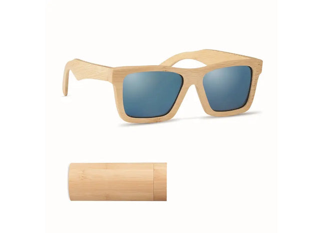 WANAKA Sonnenbrille mit Holzköcher - Stilvoll & Praktisch TK Gruppe® Grosshandel 
