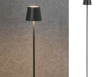 WERBUNG LED Stehleuchte, schwarz, USB, ca. 120cmH – Moderne LED Stehlampe mit USB-Anschluss TK Gruppe® Grosshandel 