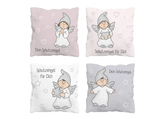 WERBUNG Schutzengel Kissen-Set, 4 Stück, je ca. 40x40cm TK Gruppe® Grosshandel 