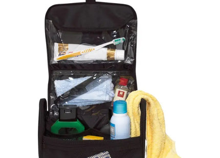 WIDE AWAKE Großraum-Kosmetiktasche - Elegantes Schwarz, Vielseitig TK Gruppe® Grosshandel 