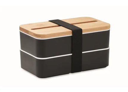 WINT Recycled PP Lunchbox in Black - Eco-Friendly, Durable, Modern Meal Storage TK Gruppe® Grosshandel 