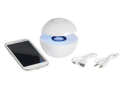 WONDER BALL MINI Weiß – Kabelloser Kugel-Lautsprecher mit Bluetooth TK Gruppe® Grosshandel 