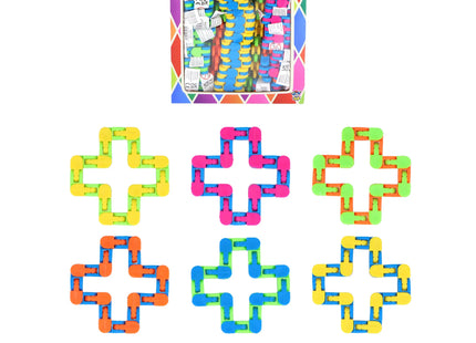 Wacky Tracks Puzzle, 26,5 cm, 6 verschiedene Farben TK Gruppe® Grosshandel 