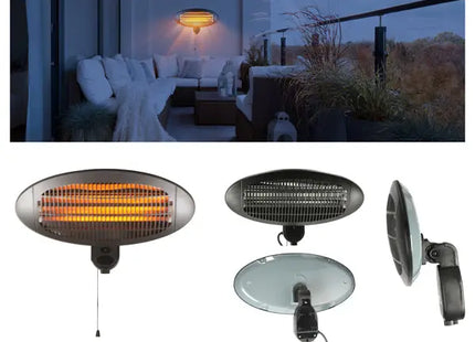 Wall-Mounted Heater, Approx. 50x16x36cm - Efficient Heating Solution for Any Spac TK Gruppe® Grosshandel 