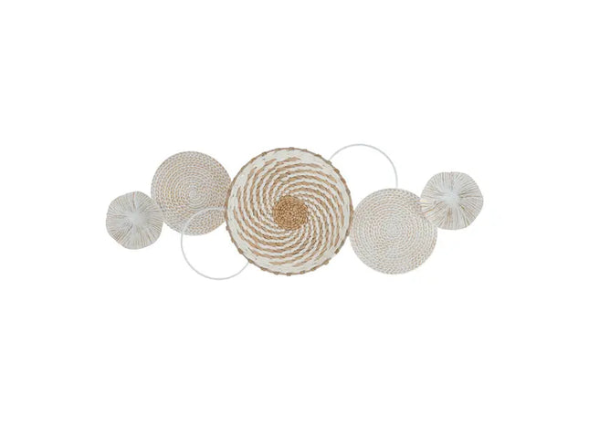 Wanddeko aus Metall, Nature, ca. 74 cm breit – Moderne Wandkunst | Stilvolles Naturdesign TK Gruppe® Grosshandel 