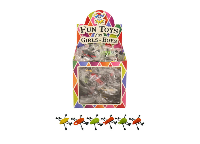 Wandkriecher Insekten, 6 Designs, 3 sortierte Farben - Spielzeug Für Kinder TK Gruppe® Grosshandel 