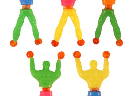 Wandlaufspielzeug 9,2 cm – Sortierte Farben, haftende Cletter-Figuren TK Gruppe® Grosshandel 