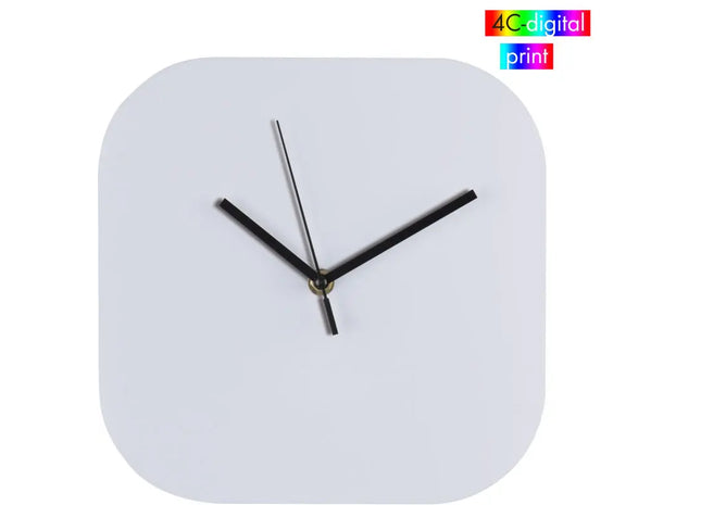 Wanduhr Bel Air - Weiß mit Allover Ziffernblatt, Modernes Design TK Gruppe® Grosshandel 