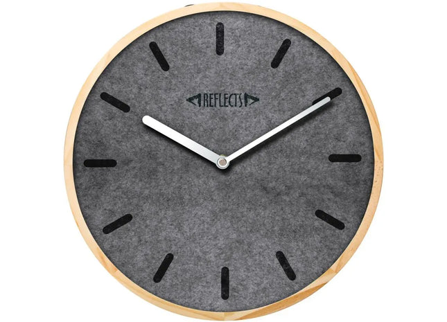 Wanduhr Reflects-Barcelona - Stilvolles Braun-Grau Design, Modern und Elegant TK Gruppe® Grosshandel 