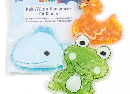 Kinder Gelkügelchen-Kompresse, 3er-Set Bunt, Kalt/Warm Therapiepads TK Gruppe® Grosshandel 