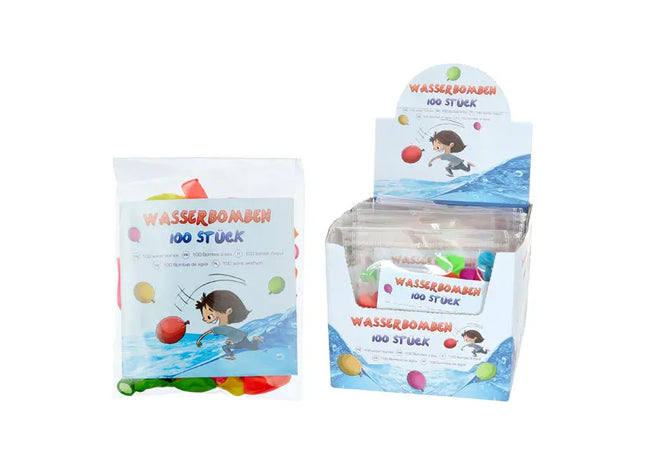 Wasserbomben Set, 100 Stück, Spaßgarant für den Sommer TK Gruppe® Grosshandel 