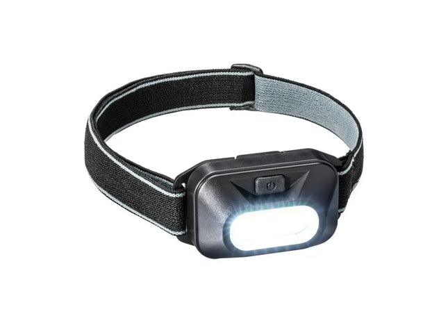 Wasserdichte Kopflampe REEVES-PEORÍA - Leistungsstarke LED-Stirnlampe, schwarz TK Gruppe® Grosshandel 