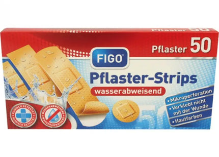 Wasserdichte Wundverbandsstreifen, 50 Stück, Sortiert in 4 Größen TK Gruppe® Grosshandel 