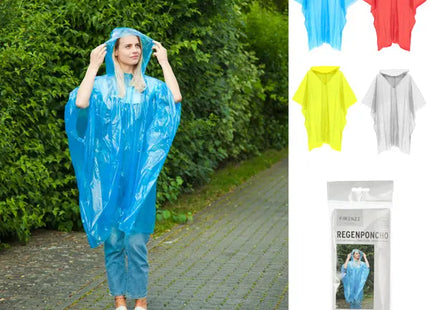 Wasserfester Regenponcho, Größe S, Länge ca. 130 cm TK Gruppe® Grosshandel 