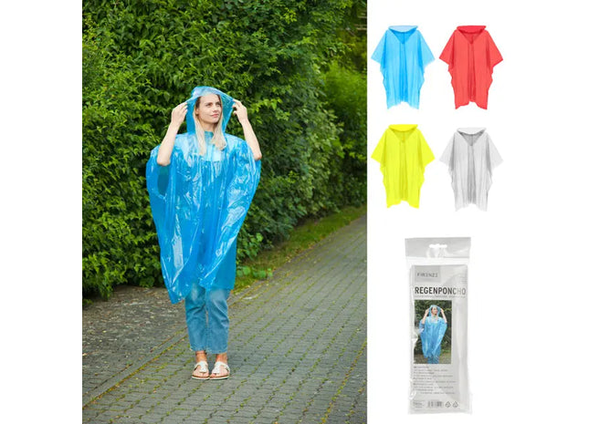 Wasserfester Regenponcho, Größe S, Länge ca. 130 cm TK Gruppe® Grosshandel 