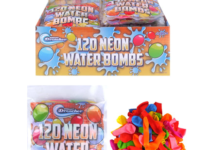 Wasserspielzeug für Kinder – Neon-Bunte Wasserbomben, Outdoor-Wasserballon-Set, Sommer-Spa TK Gruppe® Grosshandel 