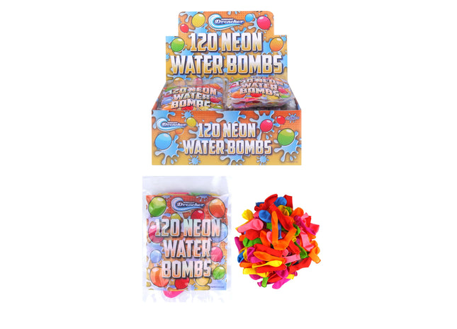 Wasserspielzeug für Kinder – Neon-Bunte Wasserbomben, Outdoor-Wasserballon-Set, Sommer-Spa TK Gruppe® Grosshandel 