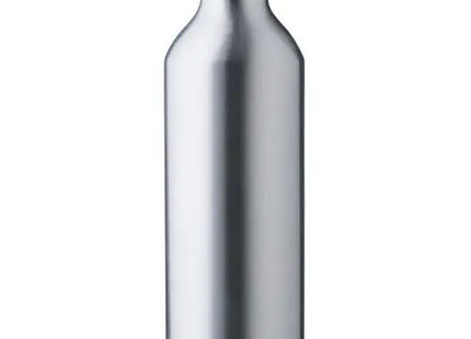 Wassim Aluminium Wasserflasche, 750ml, Elegant Silber TK Gruppe® Grosshandel 