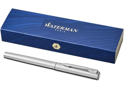 Waterman Graduate Tintenroller, Chrom Finish, mit Schwarzer Mine – Elegant TK Gruppe® Grosshandel 