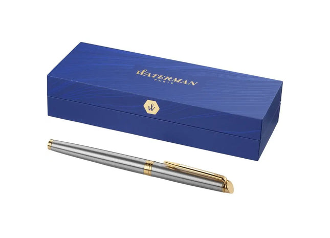 Waterman Hémisphère Tintenroller - Silber & Gold, Schwarze Mine – Luxuriöses Design TK Gruppe® Grosshandel 