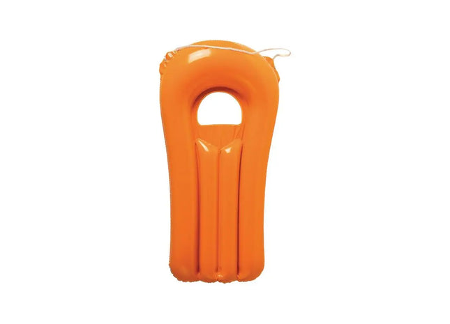 Wave Strandmatratze - Orange Aufblasbare Liege für Strand und Pool TK Gruppe® Grosshandel 