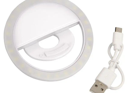 Webcam Ringlicht PERFECT ILLUMINATION - Weiß, für perfekte Ausleuchtung TK Gruppe® Grosshandel 