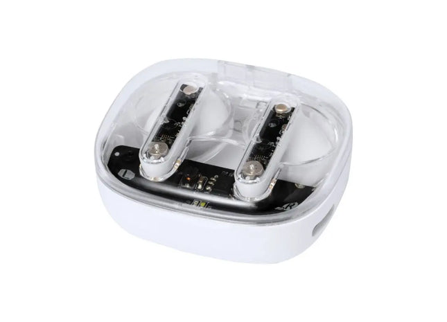 Webex Durchsichtige Kabellose Ohrhörer - Bluetooth, Reinweiß TK Gruppe® Grosshandel 