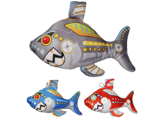 Weicher Plüsch-Robohai "Kai", 23 cm groß TK Gruppe® Grosshandel 
