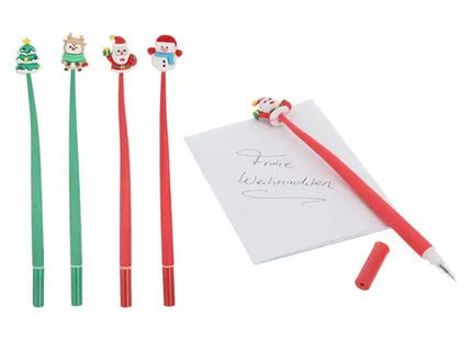 Weihnachtliche Gelschreiber, 3er-Set - Festliche Schreibwaren TK Gruppe® Grosshandel 