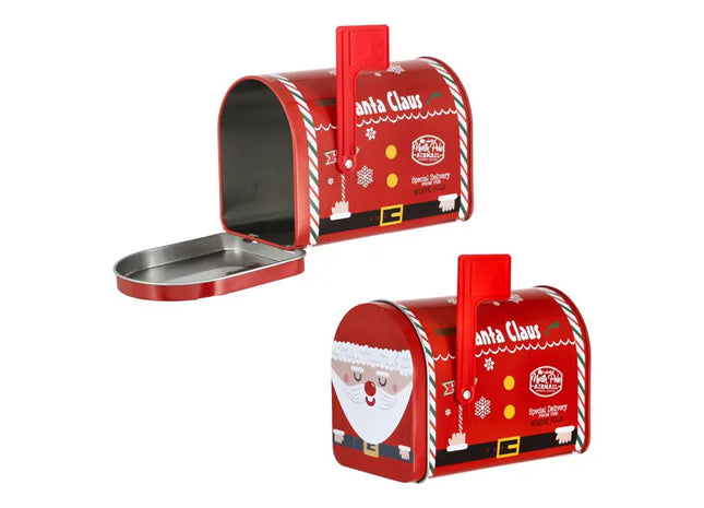 Weihnachtlicher Briefkasten XMAS, Festliche Postaufbewahrung, 12,8x9,8 cm TK Gruppe® Grosshandel 