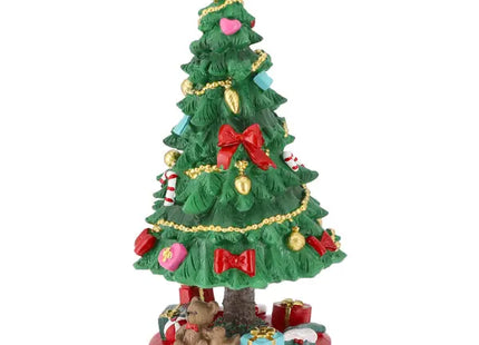 Weihnachtlicher Musik-Tannenbaum, rotierend, Höhe ca. 22 cm TK Gruppe® Grosshandel 
