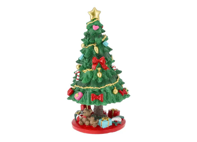 Weihnachtlicher Musik-Tannenbaum, rotierend, Höhe ca. 22 cm TK Gruppe® Grosshandel 