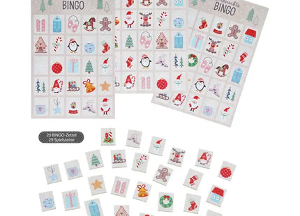 Weihnachts-Bingospiel, 50-teiliges Komplettset TK Gruppe® Grosshandel 