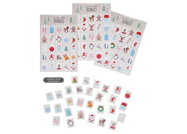 Weihnachts-Bingospiel, 50-teiliges Komplettset TK Gruppe® Grosshandel 