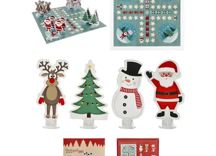Weihnachts-Brettspiel in bunter Verpackung, Familienspaß, 30x30 cm TK Gruppe® Grosshandel 